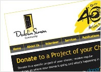 Charity website online donations